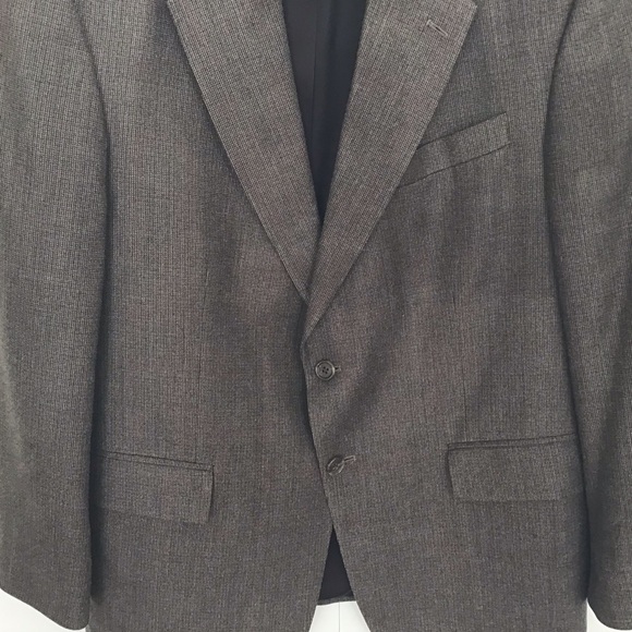 Silk and wool blend two button Versini sports coat Size 42 Short - Picture 4 of 9